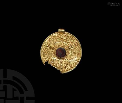 Scandinavian Pre-Viking Gold Filigree Pendant