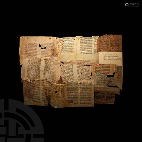 Medieval Manuscript Fragment Collection