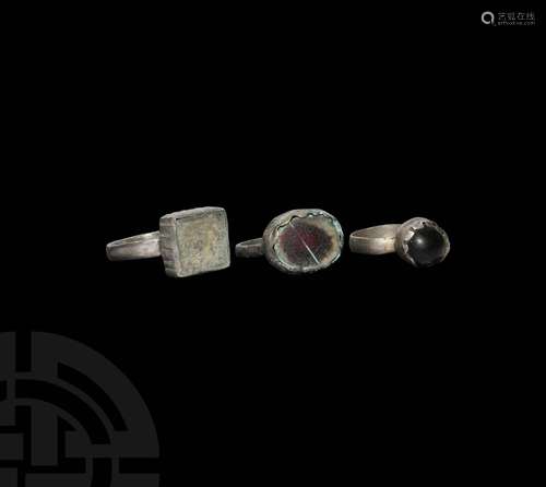 Medieval Silver Ring Collection