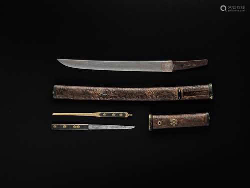 A TANTO IN SUPERB AIKUCHI KOSHIRAE