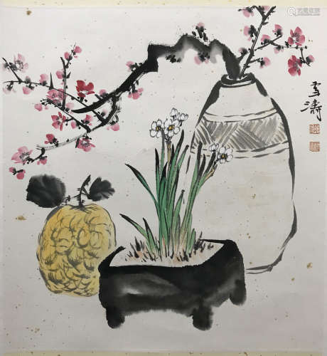 A Wang xuetao's painting