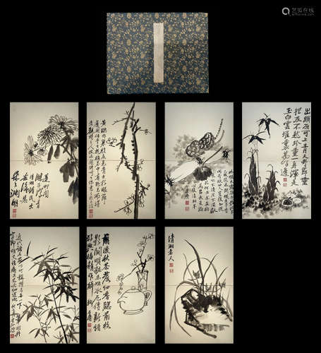 A Shi tao's album painting