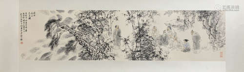 A Wang mingming's landscape painting(without frame)