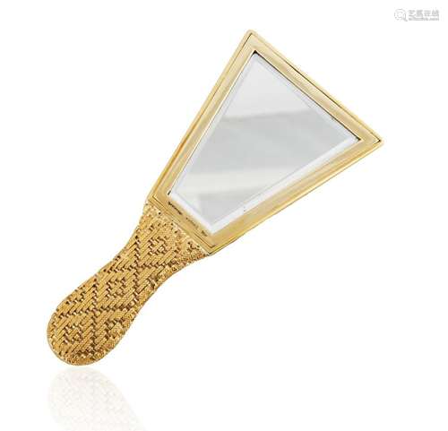 VAN CLEEF AND ARPELS 18KT YELLOW GOLD MIRROR