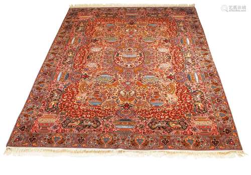 LARGE 12 X 8 FT. PERSIAN-STYLE 'WOODLANDS' RUG