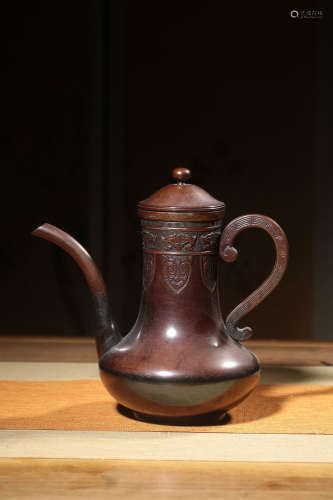昭和時期波斯銅酒壺
