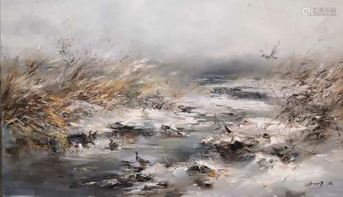 FIRST SNOW IN NORTH OF CHINA, CHINESE CONTEMPORARY ARTIST LI...