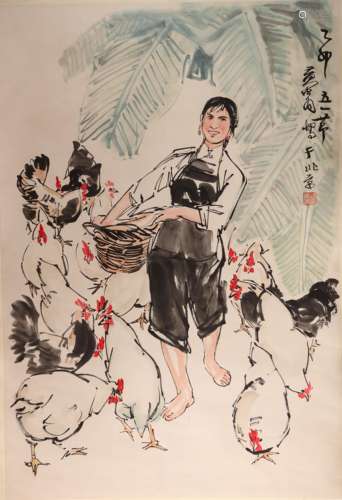 MODERN CHINESE PAINTING AND CALLIGRAPHY BY HUANG ZHOU