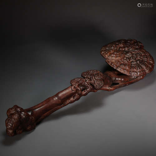 CHINESE ROSEWOOD RUYI, QING DYNASTY