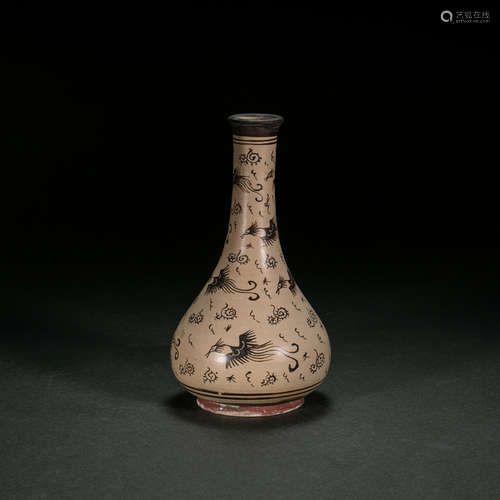 CHINESE JIZHOU WARE BILE BOTTLE, SONG DYNASTY