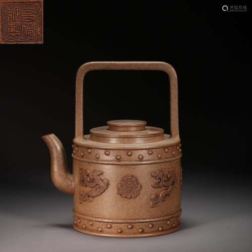 CHINESE TEAPOTS MADE BY YANG YOULAN, QING DYNASTY