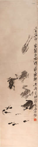 MODERN CHINESE PAINTING AND CALLIGRAPHY BY QI BAISHI