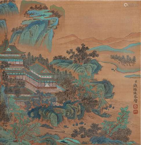 CHINESE PAINTING AND CALLIGRAPHY BY QIAN WEICHENG, QING DYNA...