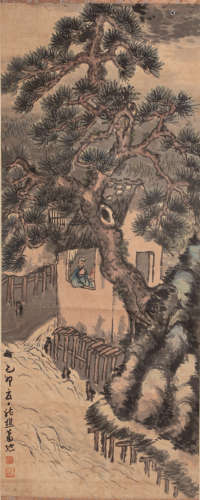 CHINESE PAINTING AND CALLIGRAPHY BY XIAO QIAN, QING DYNASTY