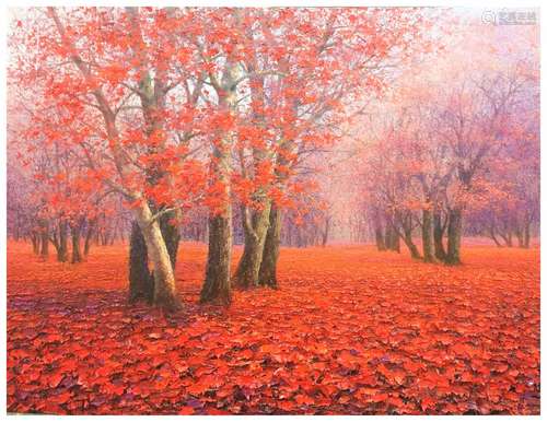 YE HONG LATE AUTUMN, CHINESE CONTEMPORARY FAMOUS ARTIST PEI ...