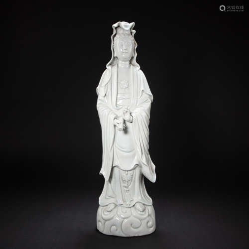 CHINESE DEHUA WARE GUANYIN, REPUBLIC OF CHINA