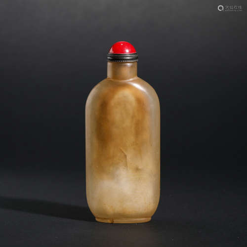 Qing Dynasty Crystal Snuff Bottle