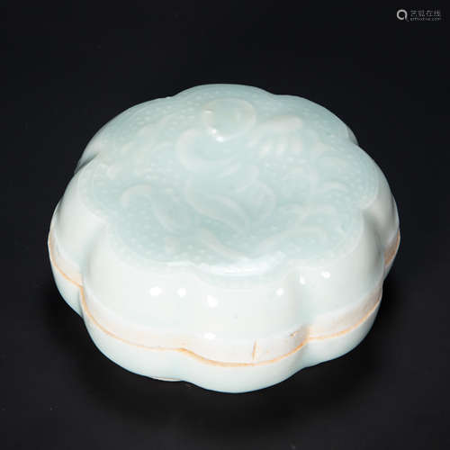 CHINESE HUTIAN WARE POWDER BOX, SONG DYNASTY