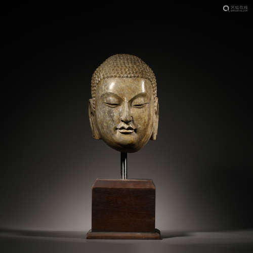 Stone Buddha Head