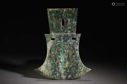 Han Dynasty Hetian jade inlay
Turquoise Jade Axe