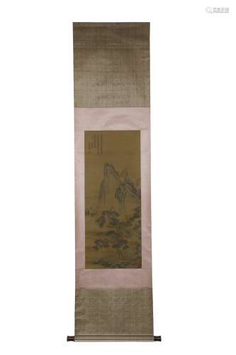 Chinese Ink Painting-Tang Yin's Landscape Painting