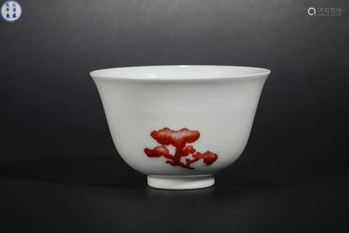 Qing Dynasty Flower Cup