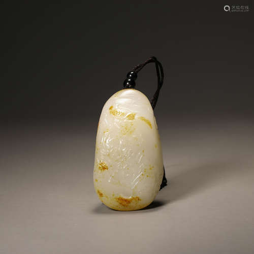 Hetian jade beast pattern rough stone