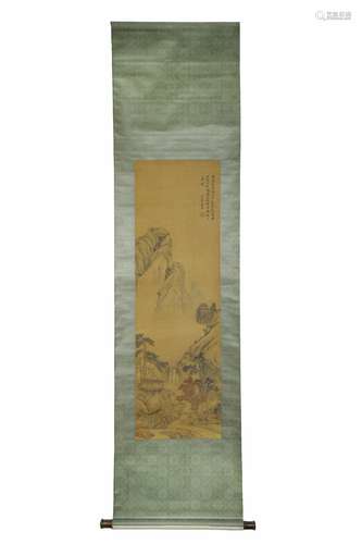 Chinese Ink Painting-Tang Yin's Landscape Painting