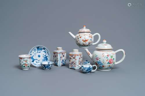 A COLLECTION OF CHINESE BLUE AND WHITE, FAMILLE ROSE, VERTE ...