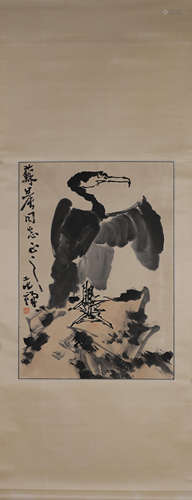 A Chinese bird painting, Li Kuchan mark