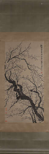 A Chinese plum blossom painting, Jinnong mark