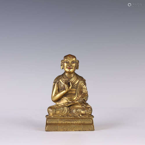 Gilt Bronze Guru