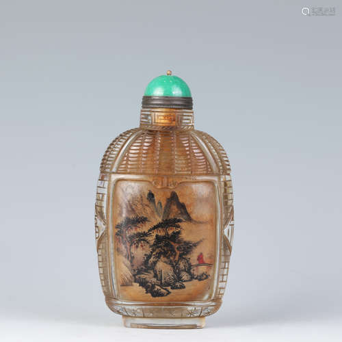 Inside-Painted Snuff Bottle