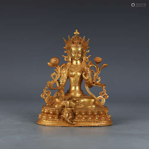 Gilt Bronze Tara