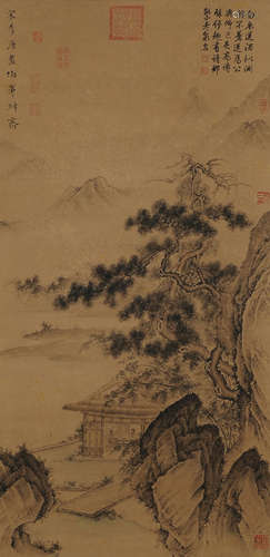 Chinese Landscape Painting, Li Tang Mark