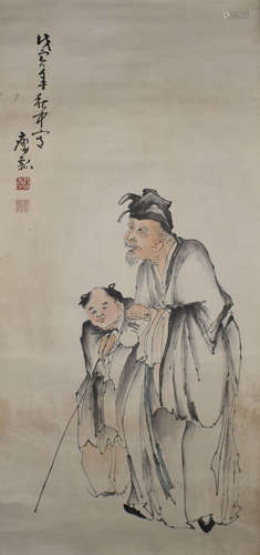 Chinese Figure Painting, Huang Shen Mark