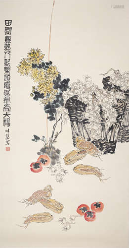 Guo Weiling, Chinese painting of Garden