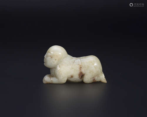 18th century, Jade figure carving