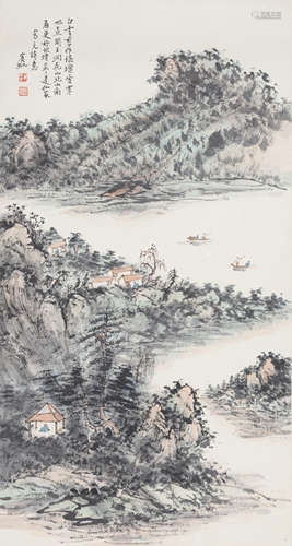 Huang Binhong, Chinese painting of Landscape