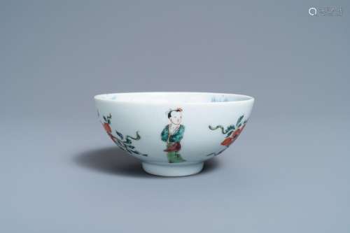 A CHINESE FAMILLE VERTE BOWL, YONGZHENG MARK AND OF THE PERI...