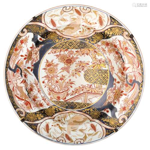 GRANDE PIATTO IMARI, GIAPPONE, DINASTIA EDO (1603-1867) PERI...