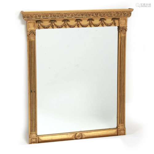Gilt Wood Mirror, Late 18th/Early 19th