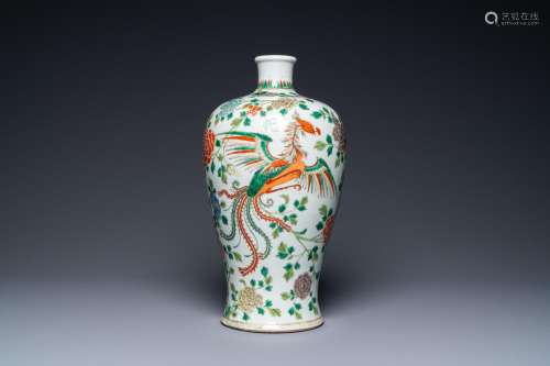 MEIPING' VASE WITH PHOENIXES, 19TH C.