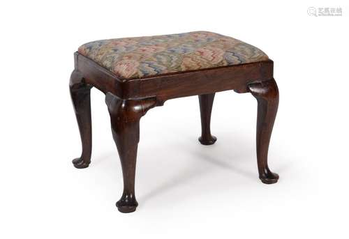 A GEORGE I WALNUT STOOL, CIRCA 1720