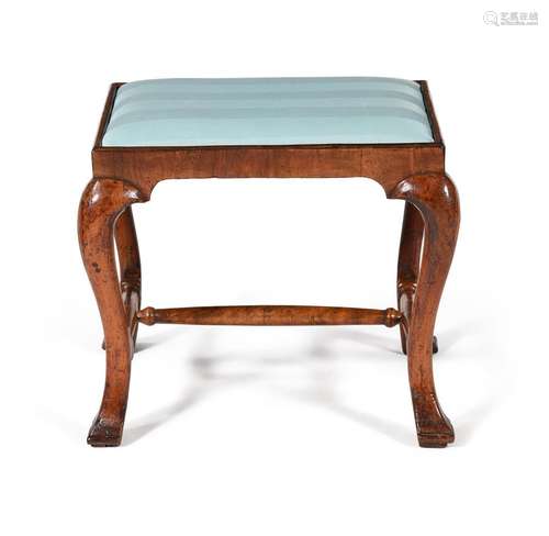 A GEORGE I WALNUT STOOL, CIRCA 1720