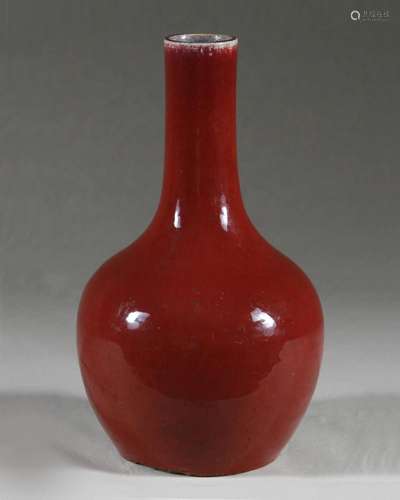 Large Chinese Oxblood Vessel, Guangxu Period