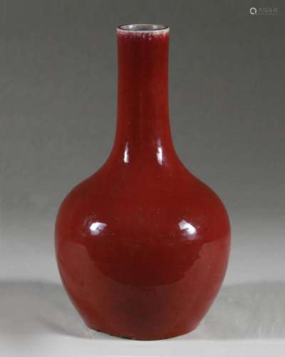 Large Chinese Oxblood Vessel, Guangxu Period