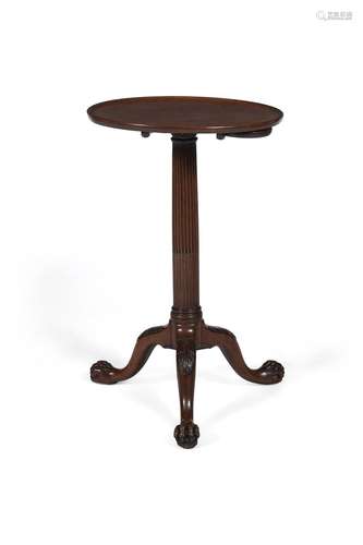 A GEORGE II MAHOGANY TRIPOD TABLE, CIRCA 1760