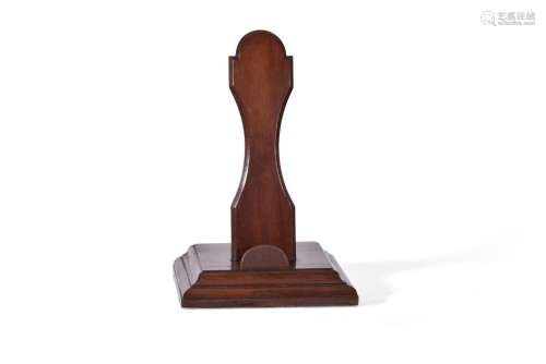 A LARGE REGENCY MAHOGANY SALVER OR PLATE STAND, IN THE MANNE...