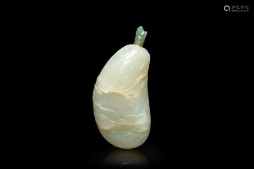 Lot 785: A CHINESE PALE CELADON JADE SNUFF BOTTLE, 18/19TH C...